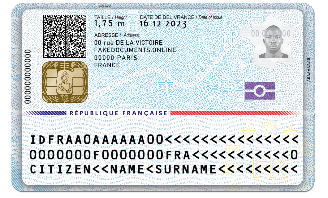 France ID Card (Carte d'identité française) - Image 4