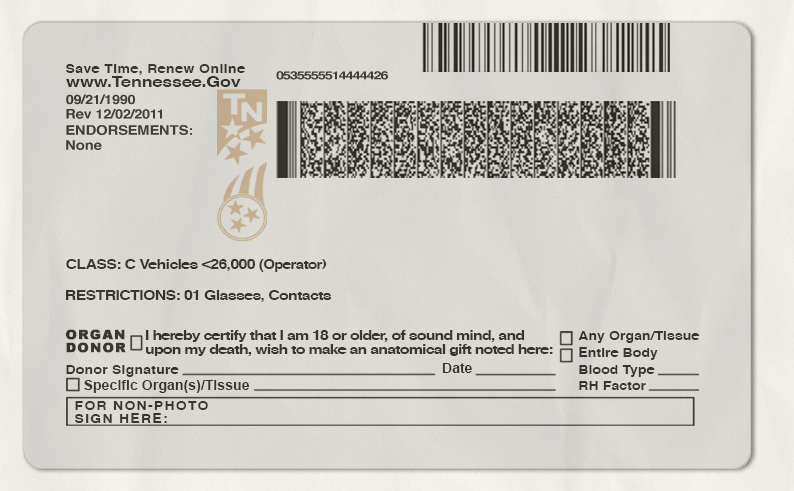 Tennessee-Fake-Driver-License-back