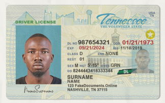 Tennessee-Fake-Driver-License-front