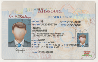 Missouri-Fake-Driver-License-front