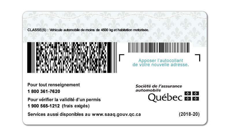 Quebec Driver's License - Image 2