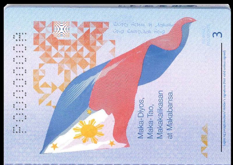 Philippines fake Passport template - Image 2