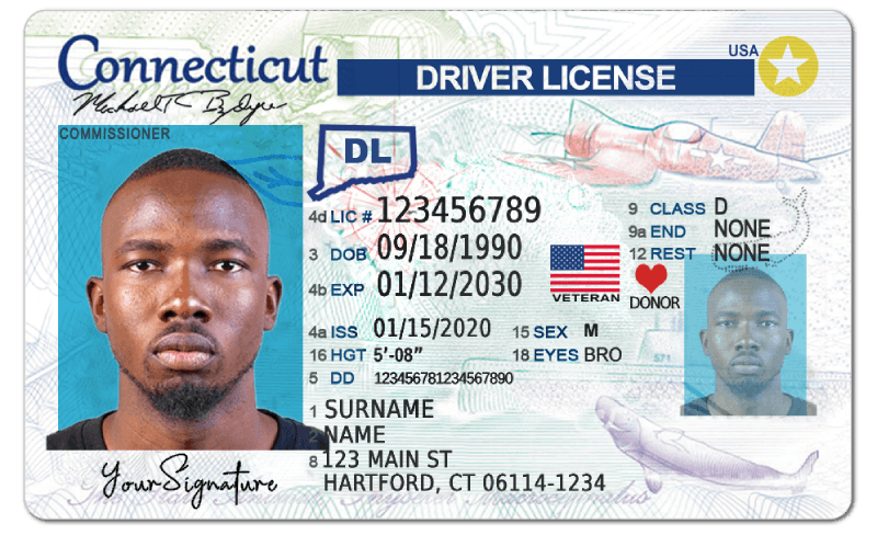 Connecticut dl front