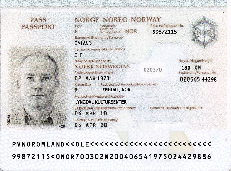 norway pp front