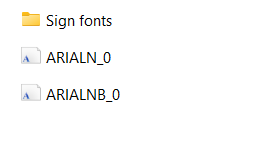 open fonts